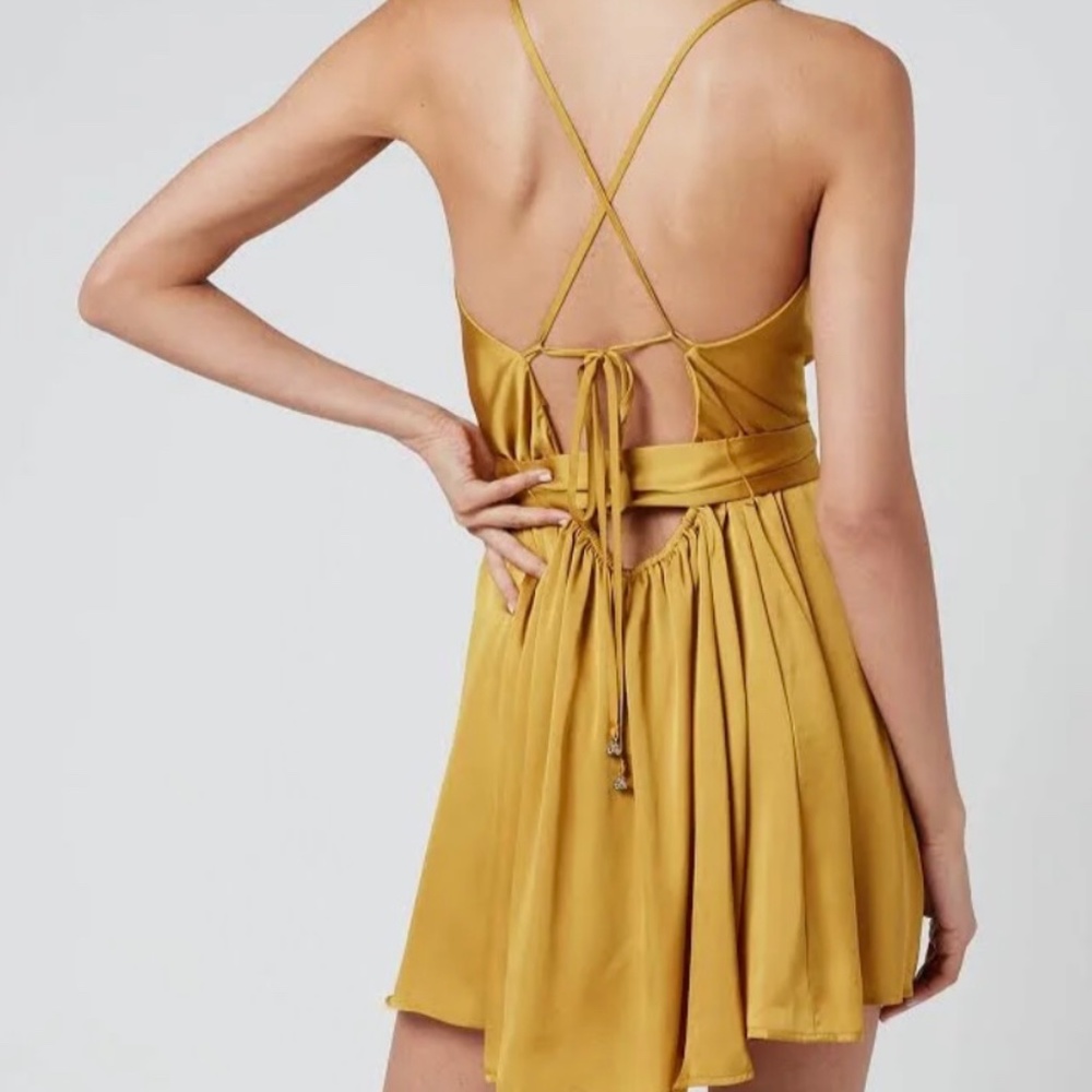 NWT Free People Silk Mini Dress